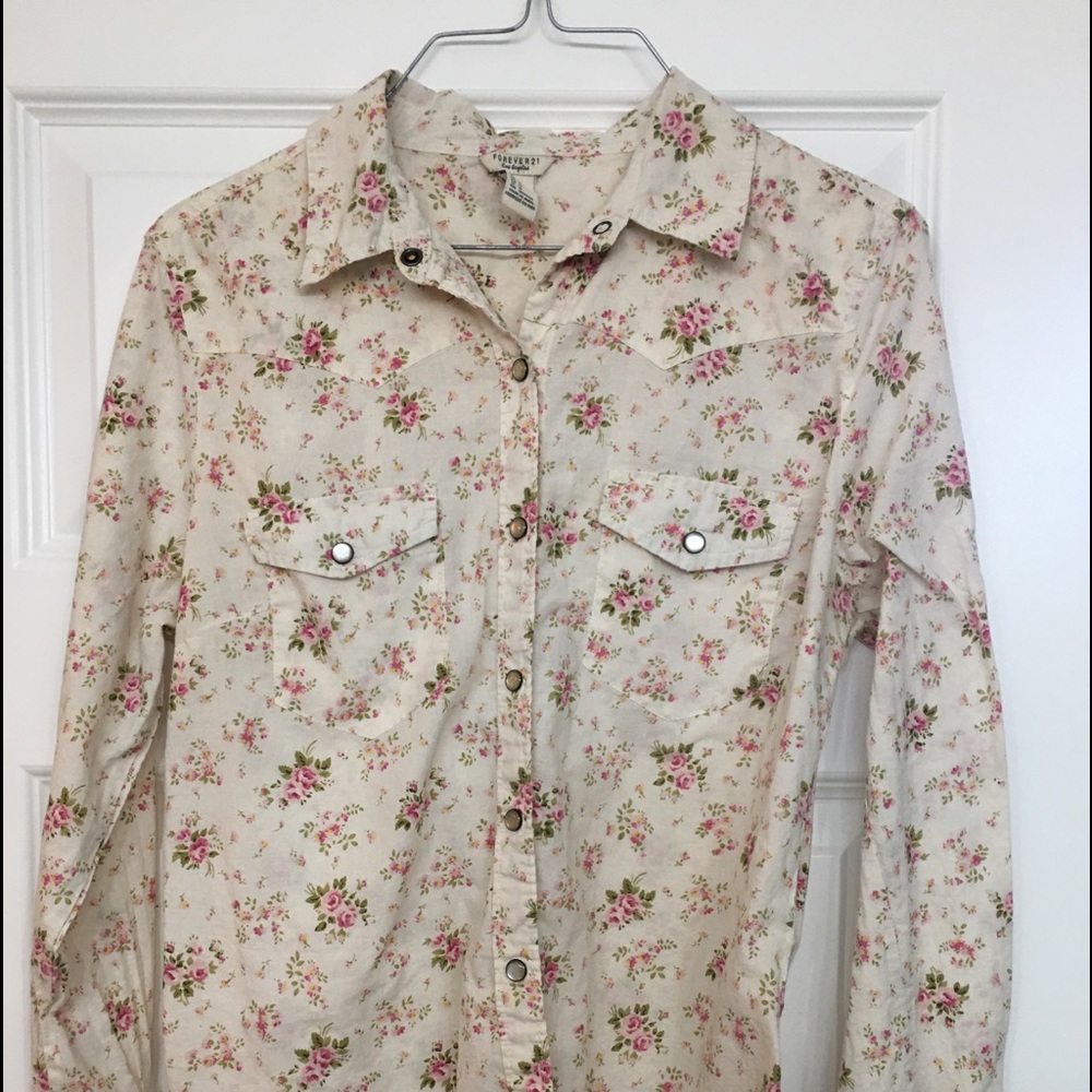 Floral western shirt